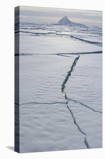 Antarctica. Near Adelaide Island. the Gullet. Cracks Open in the Ice-Inger Hogstrom-Premier Image Canvas