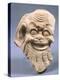 Antefix Depicting Satyr, Terracotta Sculpture from Temple of Eraclea-null-Premier Image Canvas