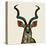 Antelope Ivory-Sharon Turner-Stretched Canvas