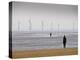 Anthony Gormleys Another Place, Crosby Beach, Merseyside, England, UK-Alan Copson-Premier Image Canvas