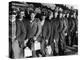 Anthracite Coal Miners Coming Out of Powderly Mine-Margaret Bourke-White-Premier Image Canvas