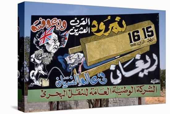 Anti-British and American Propaganda Poster, Libya-Vivienne Sharp-Premier Image Canvas