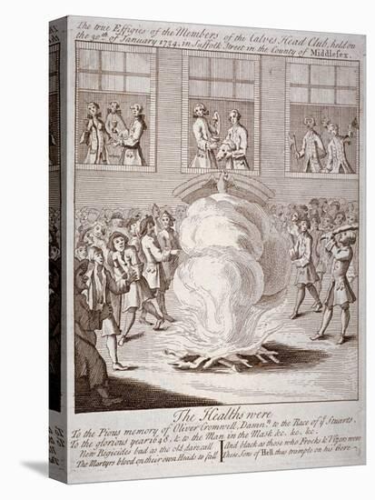 Anti-Cromwell demonstration, Suffolk Street, London, 1735-Anon-Premier Image Canvas