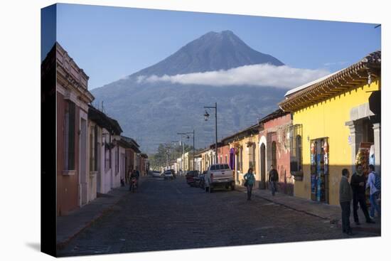 Antigua and Vulcano Fuego, Guatemala, Central America-Peter Groenendijk-Premier Image Canvas