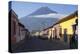 Antigua and Vulcano Fuego, Guatemala, Central America-Peter Groenendijk-Premier Image Canvas