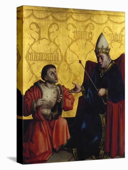 Antipater in Front of Julius Caesar, C. 1435-Konrad Witz-Premier Image Canvas