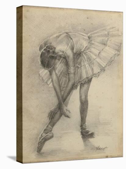 Antique Ballerina Study II-Ethan Harper-Stretched Canvas