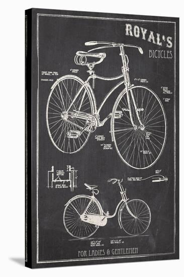 Antique Bicycles II-The Vintage Collection-Stretched Canvas