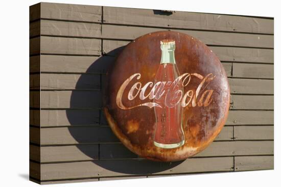 Antique Coca Cola sign, Mansfield, Indiana, USA-Anna Miller-Premier Image Canvas