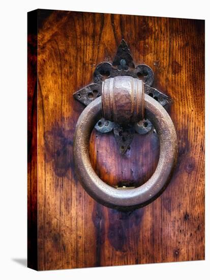 Antique Door Knocker In Florence-George Oze-Premier Image Canvas
