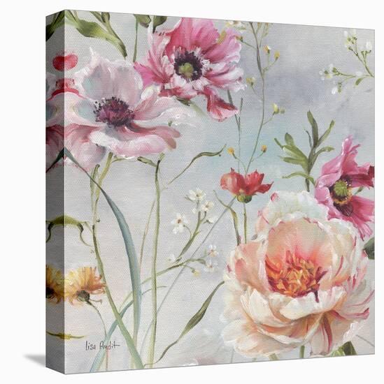 Antique Garden III-Lisa Audit-Stretched Canvas