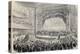 Antique Illustration of Presidential Electoral Meeting in Chicago Opera Theater. Created by Gaildra-marzolino-Premier Image Canvas