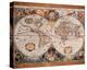 Antique Map, Geographica, c.1630-Henricus Hondius-Stretched Canvas