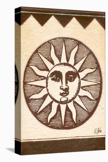 Antique Sunburst Symbol-Rene Stein-Stretched Canvas