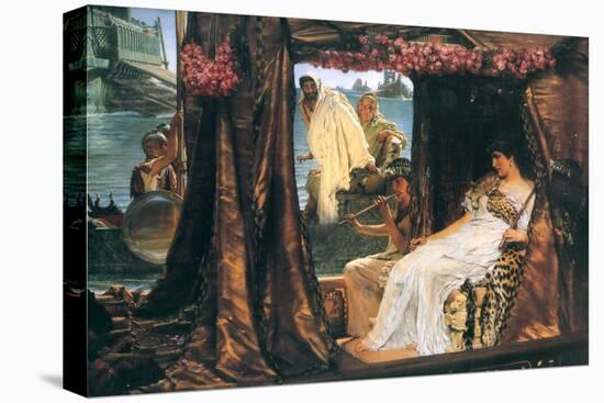 Antony and Cleopatra-Sir Lawrence Alma-Tadema-Stretched Canvas