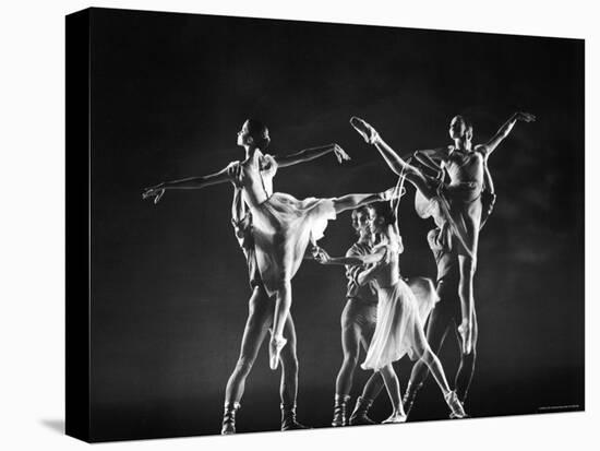 Antony Blum and Kay Mazzo in New York City Ballet Production of Dances at a Gathering-Gjon Mili-Premier Image Canvas