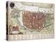 Antverpia, Map of Antwerp-Jan Blaeu-Premier Image Canvas