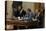 Anwar Sadat, Jimmy Carter, and Menahem Begin Signing Camp David Accords, 1978-null-Stretched Canvas