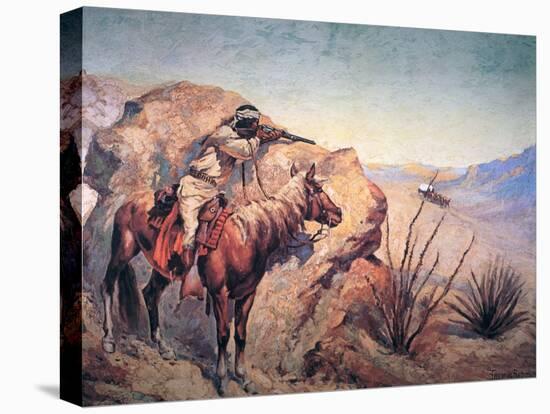 Apache Ambush-Frederic Sackrider Remington-Premier Image Canvas