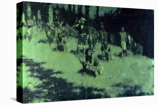 Apache Scouts Listening, 1908-Frederic Sackrider Remington-Premier Image Canvas