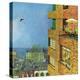 "Apartment Kite Flyer", June 14, 1958-Earl Mayan-Premier Image Canvas