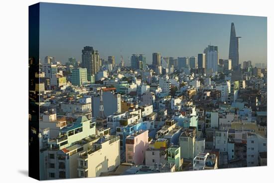 Apartments and Bitexco Financial Tower, Ho Chi Minh City, Saigon, Vietnam-David Wall-Premier Image Canvas