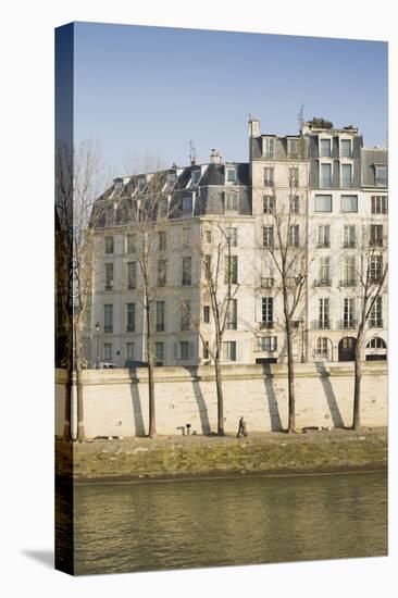Apartments on the River Seine in Paris, France-Robert Such-Premier Image Canvas