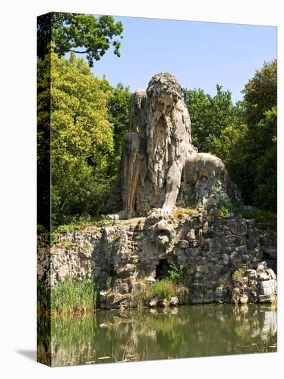 Apennine Colossus by Giambologna, Il Gigante Dell'Appennino, Villa Demidoff, Florence, Italy-Nico Tondini-Premier Image Canvas