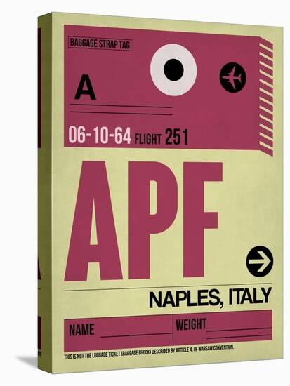 APF Naples Luggage Tag II-NaxArt-Stretched Canvas