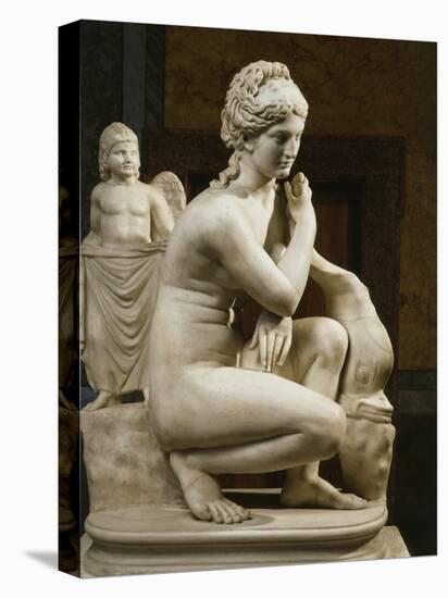 Aphrodite Bathing, Roman Imperial Era Copy of 3rd Century BC bronze-null-Premier Image Canvas