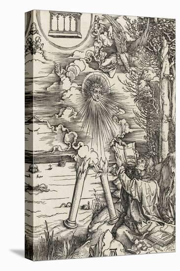 Apocalypse selon Saint Jean - Saint Jean dévorant le Livre de Vie-Albrecht Dürer-Premier Image Canvas