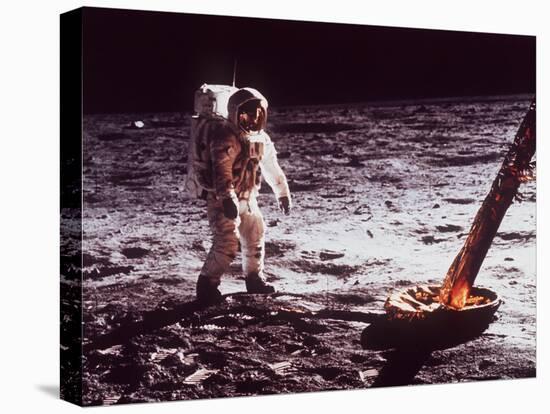 Apollo 11 Lunar Modul, Moon Walk-null-Premier Image Canvas