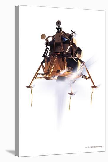 Apollo 11 Lunar Module, Computer Artwork-Detlev Van Ravenswaay-Premier Image Canvas