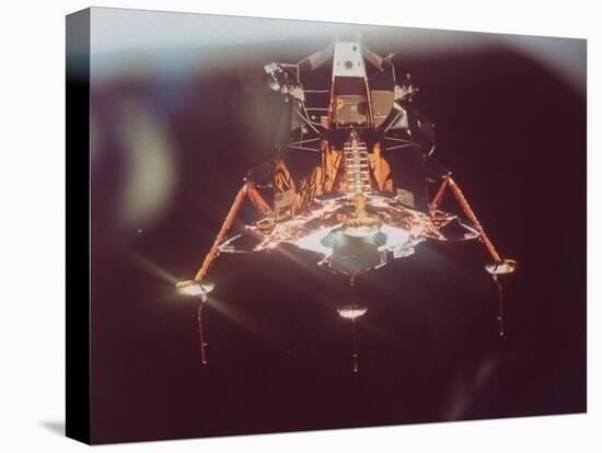 Apollo 11 Lunar Module in Landing Configuration, as Viewed from Command and Service Module-null-Premier Image Canvas