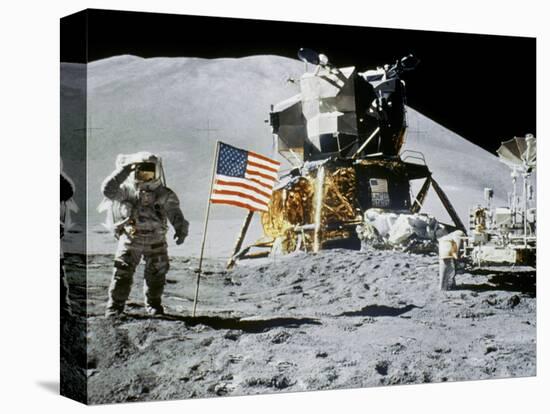Apollo 15: Jim Irwin, 1971-null-Premier Image Canvas