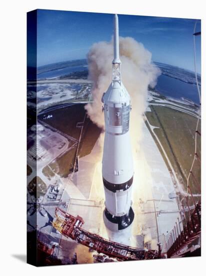 Apollo 15 Lifting Off Fr. Kennedy Space Center-null-Premier Image Canvas