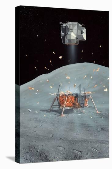 Apollo 17 Ascent Stage, Artwork-Richard Bizley-Premier Image Canvas