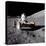 Apollo 17 Astronaut Eugene a Cernan Driving the Lunar Rover-null-Stretched Canvas