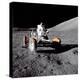 Apollo 17 Astronaut Eugene a Cernan Driving the Lunar Rover-null-Stretched Canvas