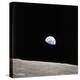 Apollo 8 View of Earth Rise over the Moon-null-Premier Image Canvas