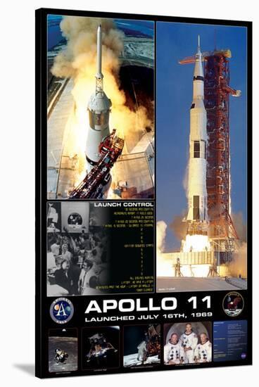 Apollo II Launch-null-Stretched Canvas