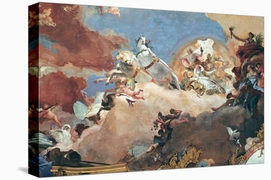 Apollo in His Sun Chariot Driving Beatrice I to Frederick I Barbarossa-Giovanni Battista Tiepolo-Premier Image Canvas