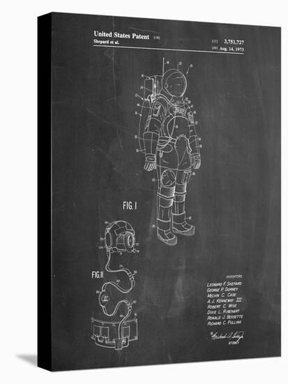Apollo Space Suit Patent-Cole Borders-Stretched Canvas