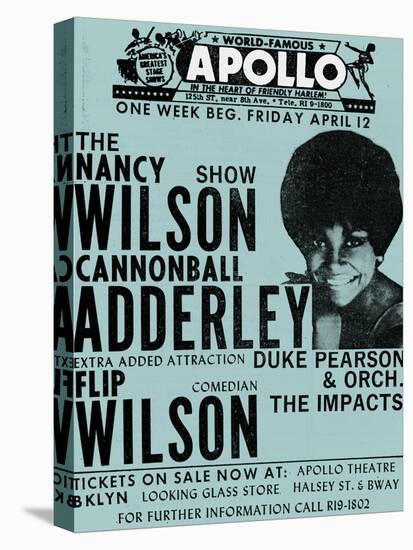 Apollo Theatre: Nancy Wilson, Cannonball Adderley, Duke Pearson, Flip Wilson, and The Impacts; 1968-null-Stretched Canvas