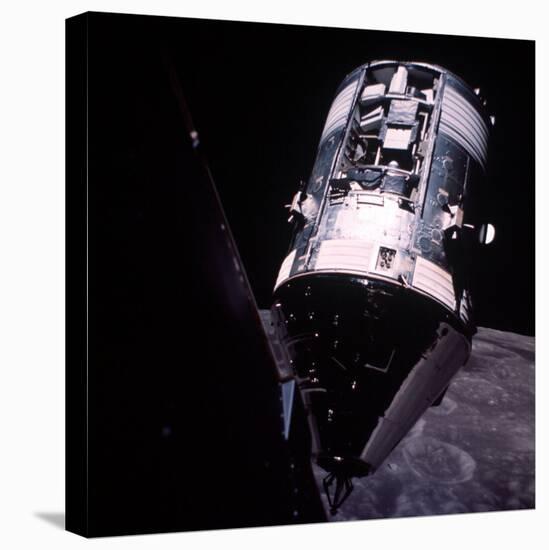 Apollo Xvii Command Ship and Service Module During Lunar Mission-null-Premier Image Canvas