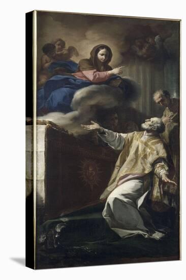 Apparition de la Vierge à saint Philippe de Neri-Corrado Giaquinto-Premier Image Canvas