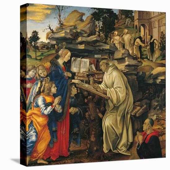 Apparition of the Virgin To St Bernard-Filippino Lippi-Premier Image Canvas