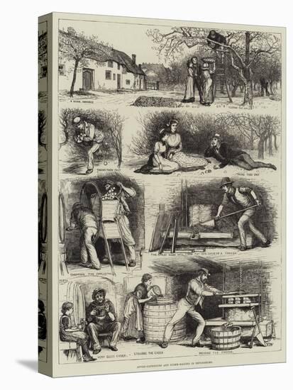 Apple-Gathering and Cider-Making in Devonshire-Francis S. Walker-Premier Image Canvas