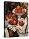 Apples and Oranges-Paul Cézanne-Stretched Canvas