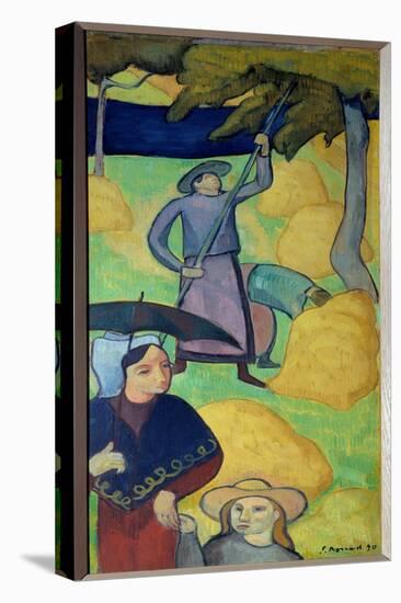 Apples Gaulting. Picking Apples from an Orchard, 1890 (Oil on Canvas)-Emile Bernard-Premier Image Canvas